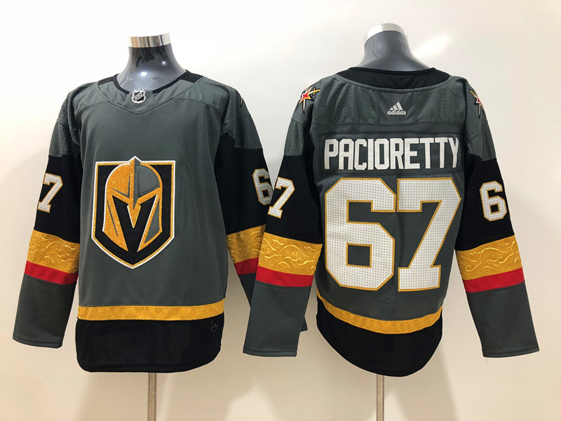 Men's Vegas Golden Knights Max Pacioretty #67 Gray Breakaway Jersey